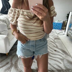 Off shoulder top